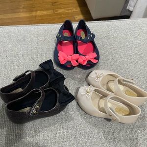 Mini melissa shoes bundle